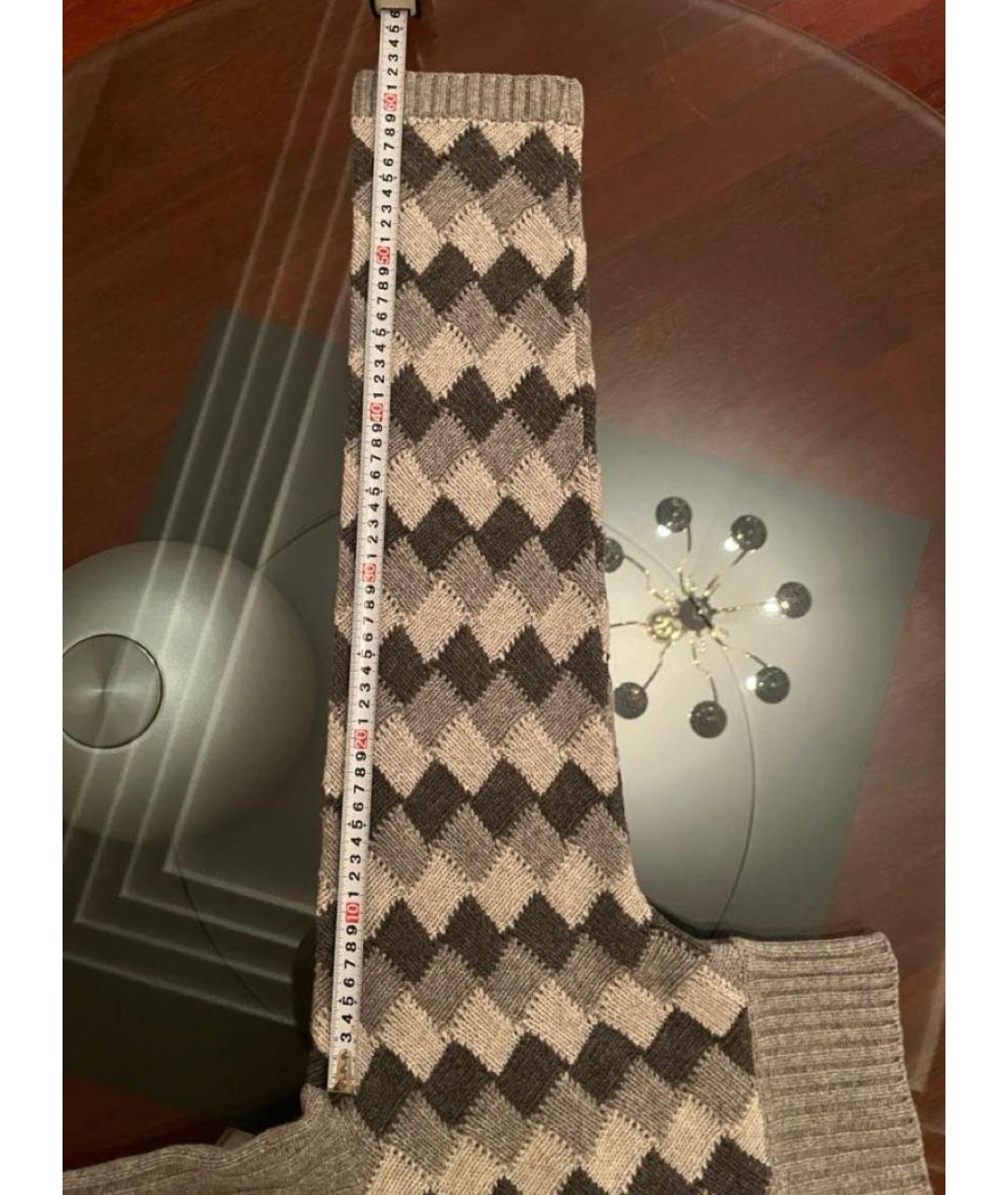 TRUSSARDI Серый шерстяной кардиган, фото 5