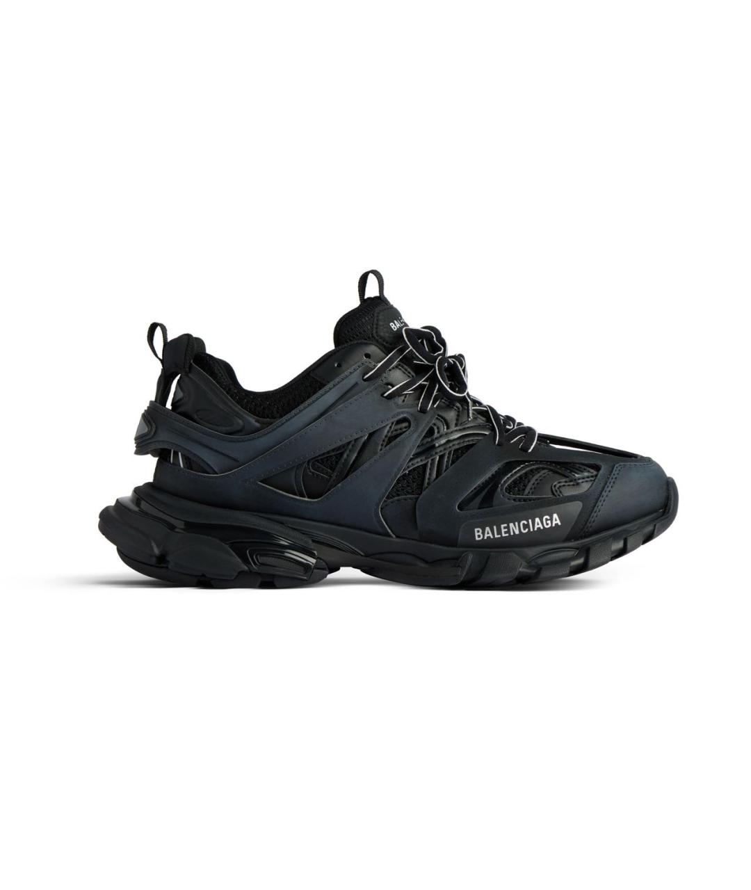 BALENCIAGA Черные текстильные низкие кроссовки / кеды, фото 9