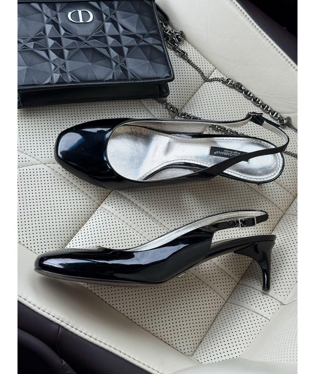 DOLCE&GABBANA Черные туфли из лакированной кожи, фото 3