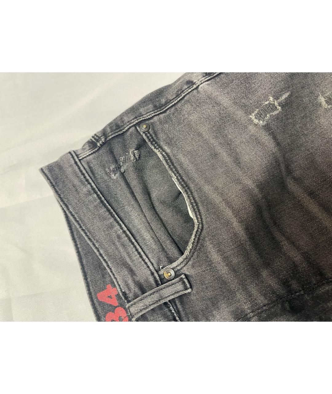 HUGO Серые хлопковые джинсы скинни, фото 5