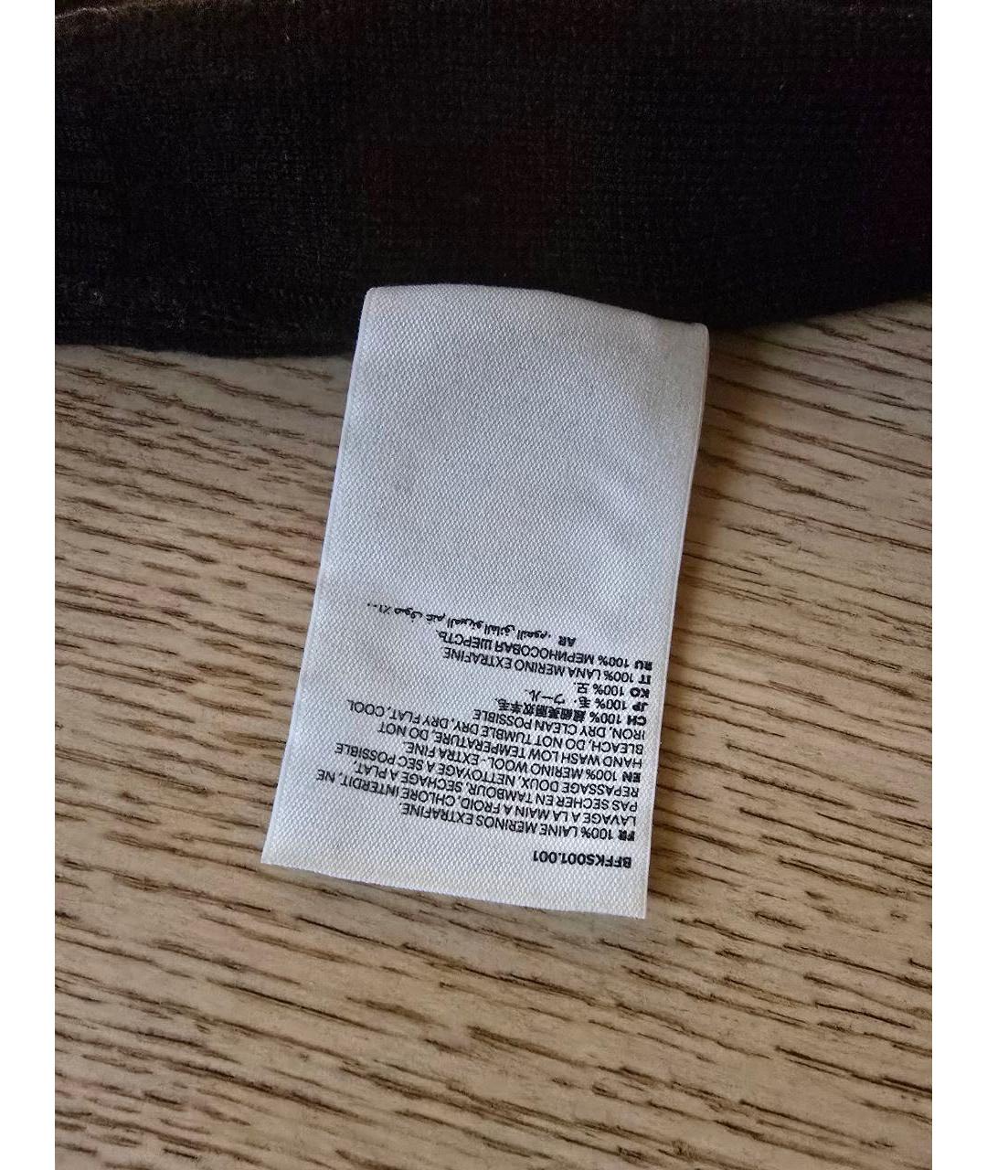 AMI ALEXANDRE MATTIUSSI Черный шерстяной джемпер / свитер, фото 6