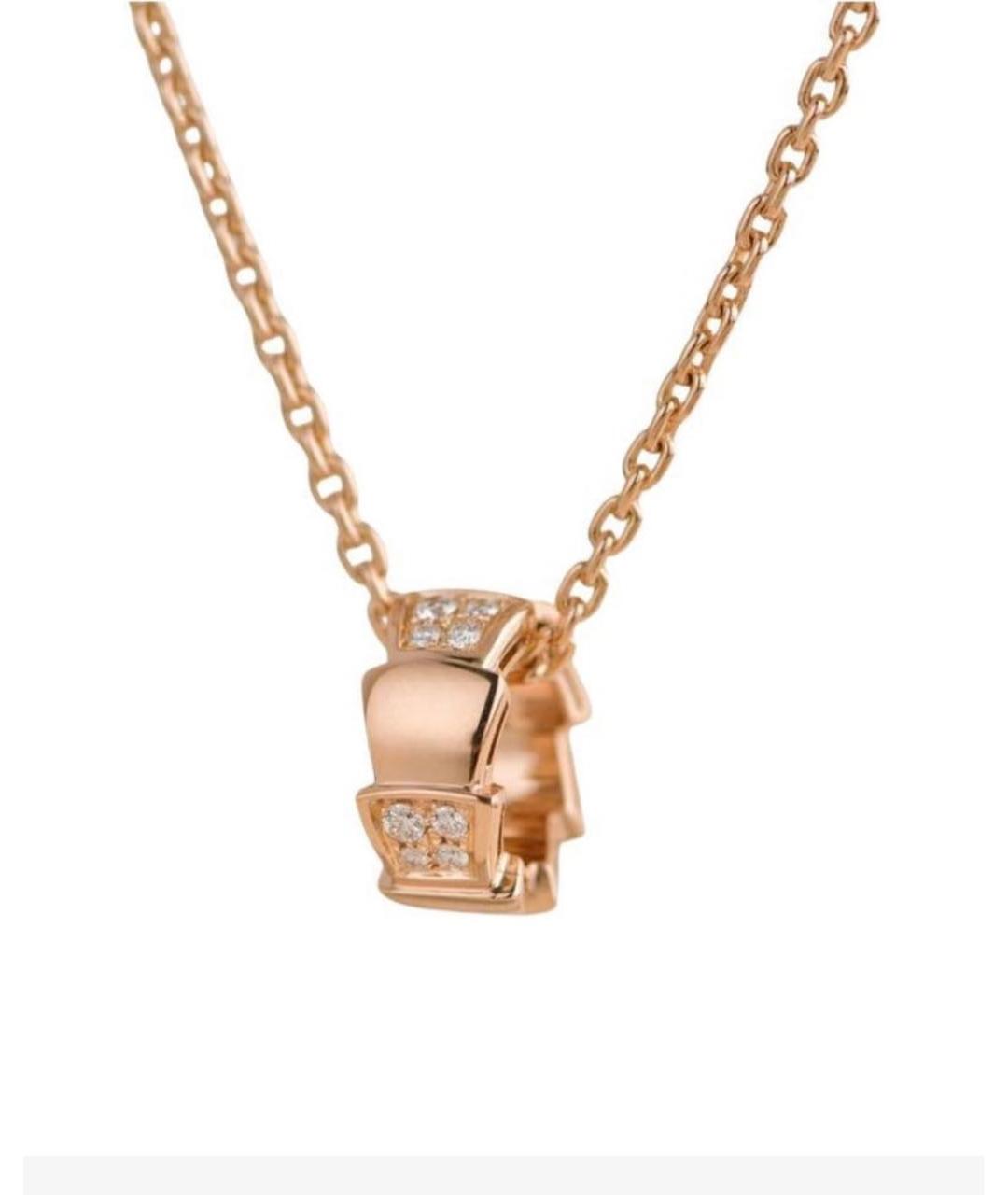 BVLGARI Розовое колье из розового золота, фото 9
