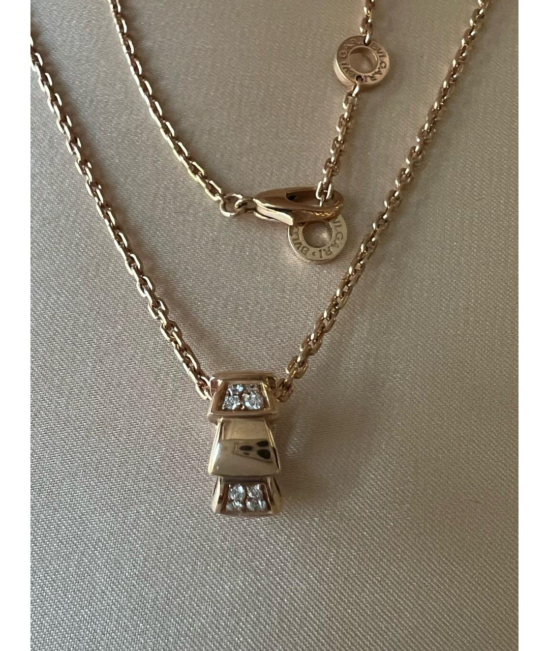 BVLGARI Розовое колье из розового золота, фото 2