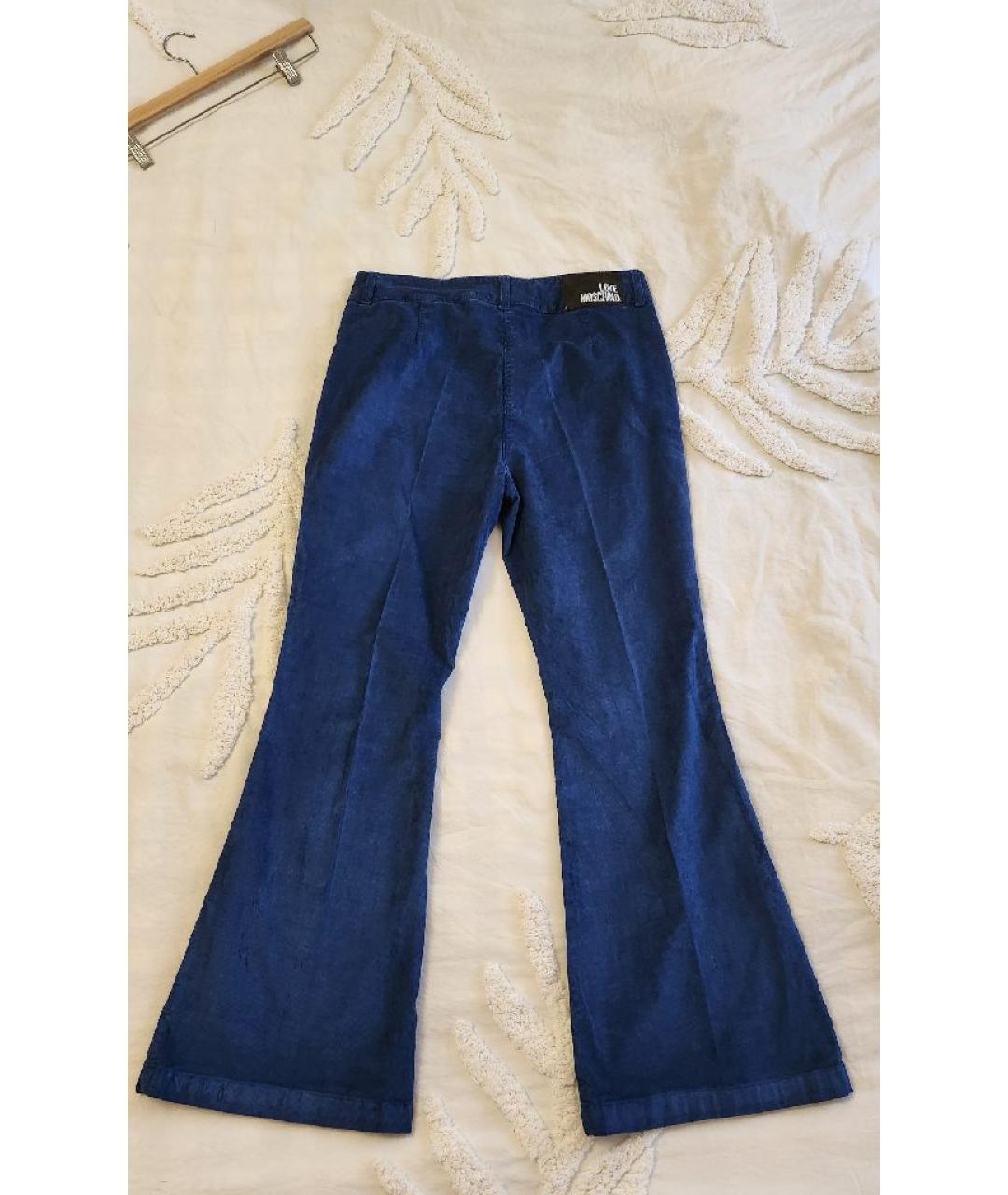 LOVE MOSCHINO Синие хлопковые кюлоты, фото 2