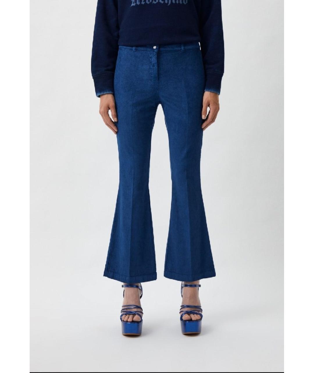 LOVE MOSCHINO Синие хлопковые кюлоты, фото 9