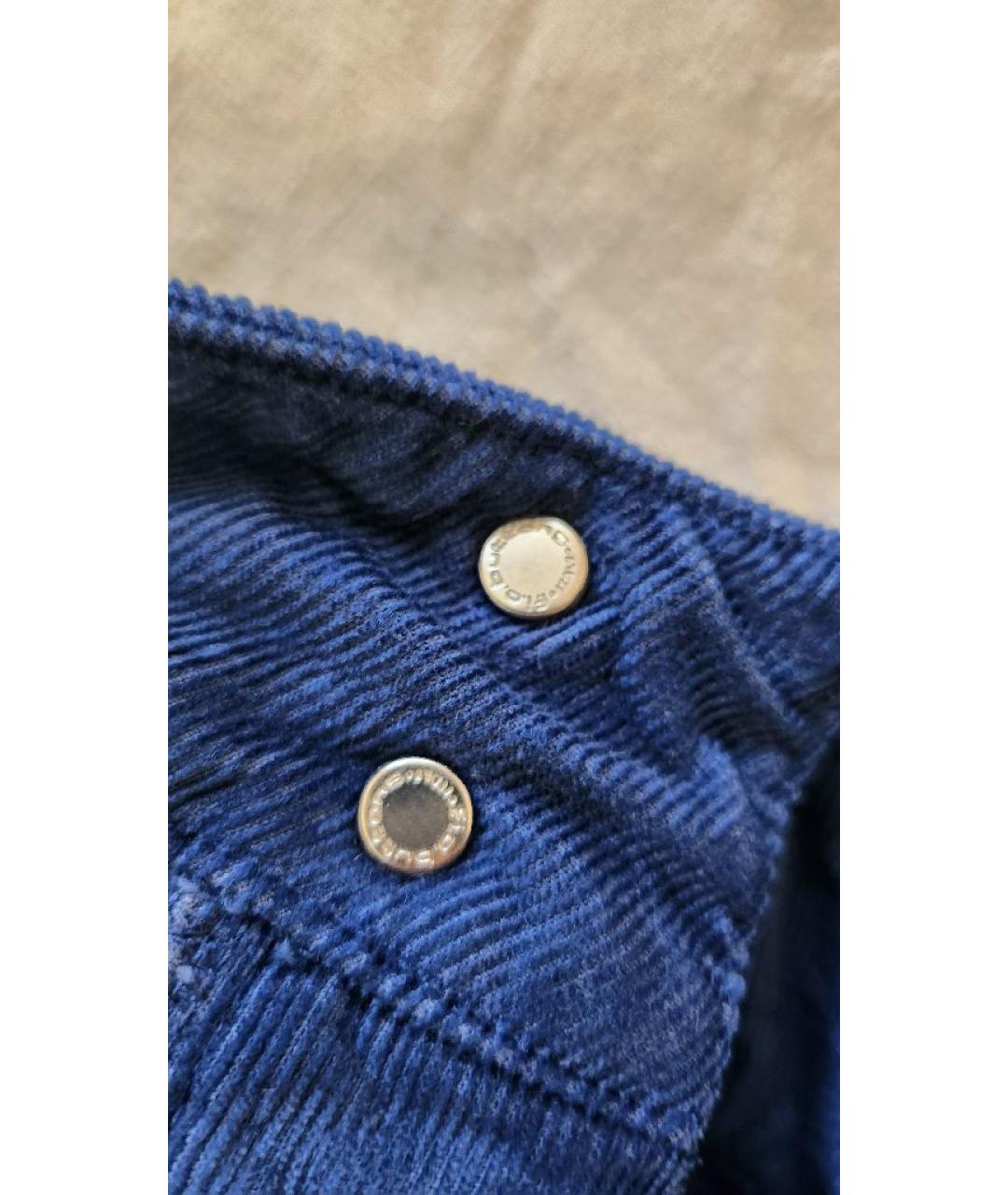 LOVE MOSCHINO Синие хлопковые кюлоты, фото 7