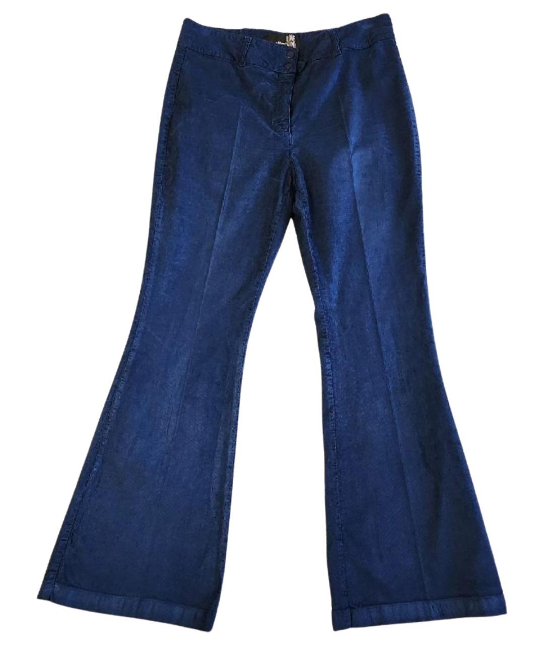 LOVE MOSCHINO Синие хлопковые кюлоты, фото 10