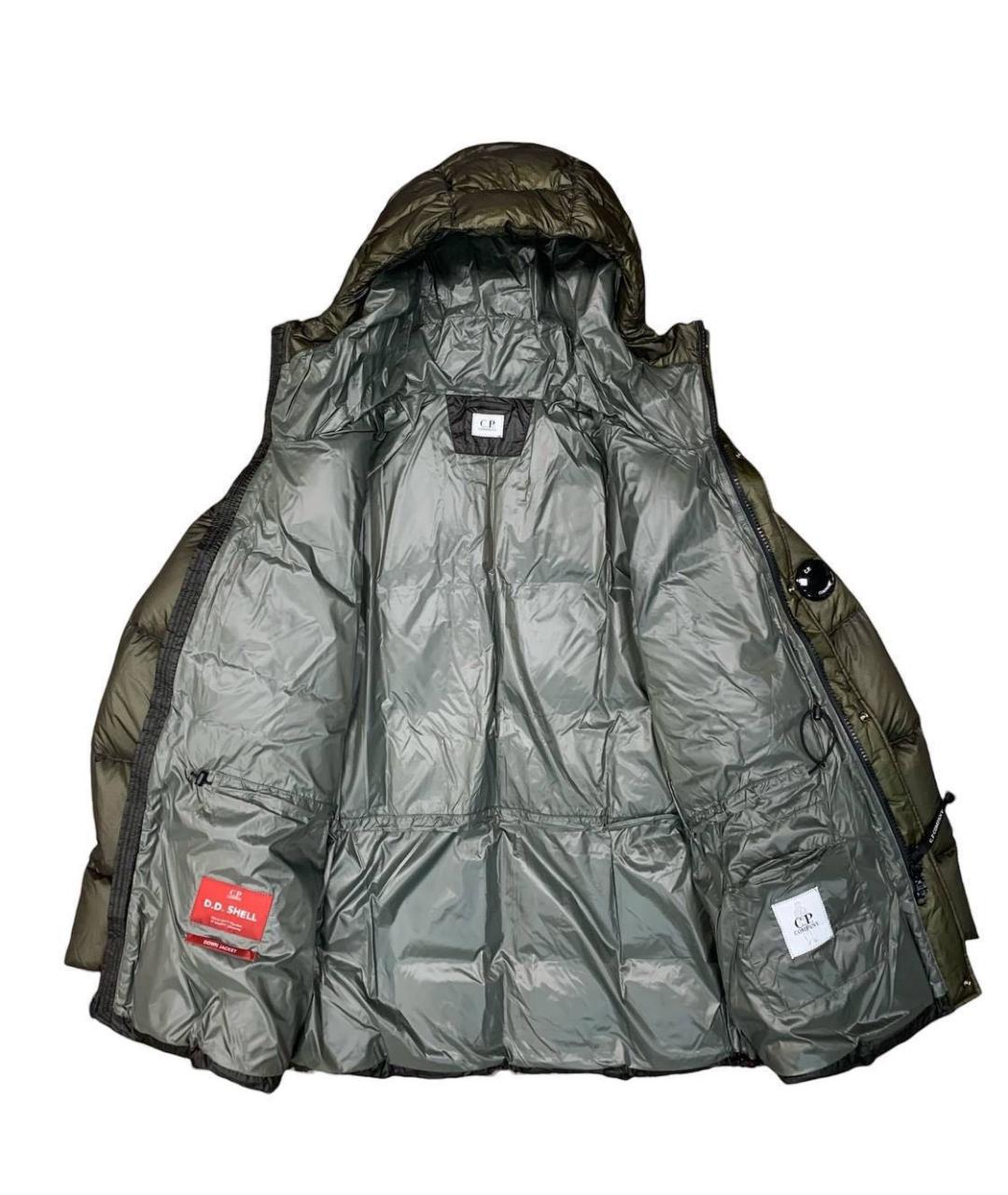 CP COMPANY Хаки полиамидовый пуховик, фото 6