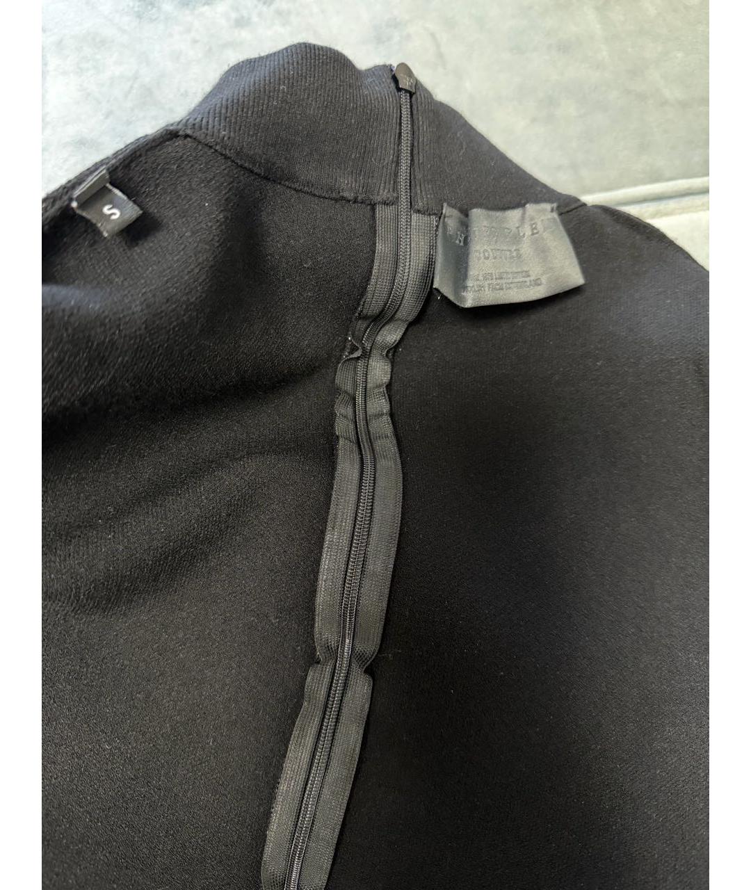 PHILIPP PLEIN Черное вискозное повседневное платье, фото 3