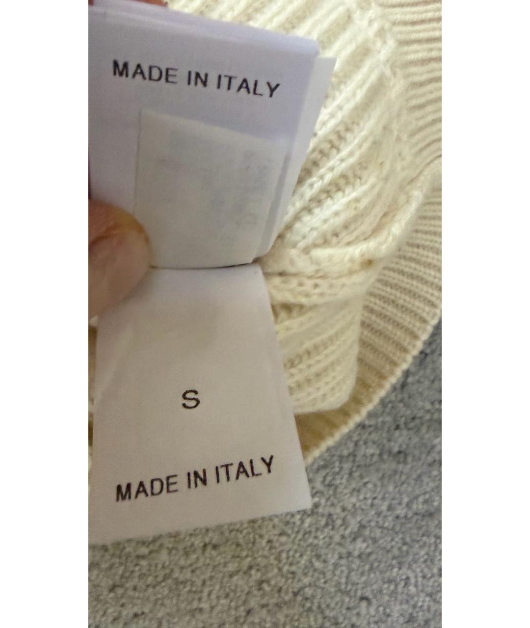 BRUNELLO CUCINELLI Белый кашемировый джемпер / свитер, фото 5