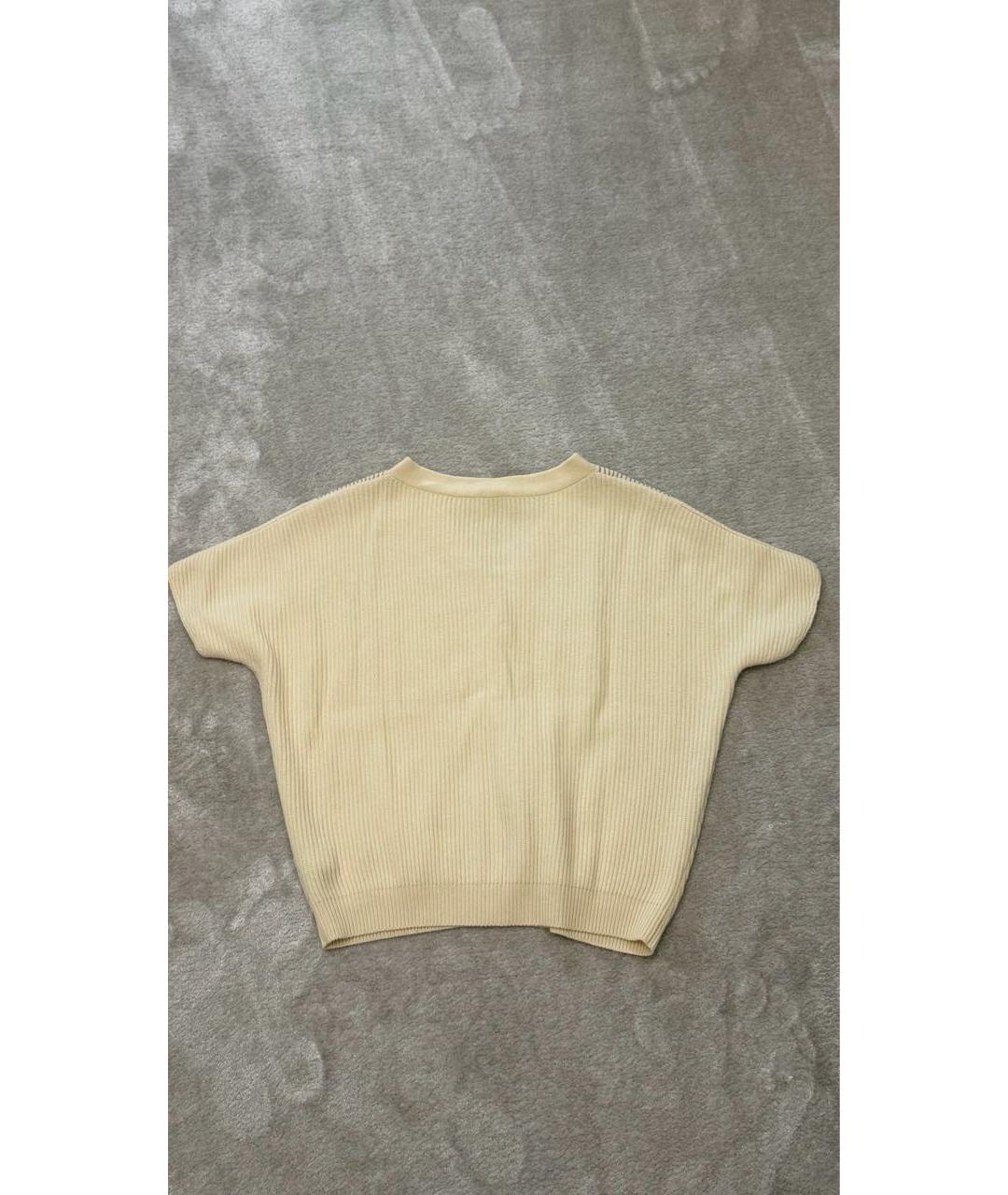 BRUNELLO CUCINELLI Белый кашемировый джемпер / свитер, фото 2