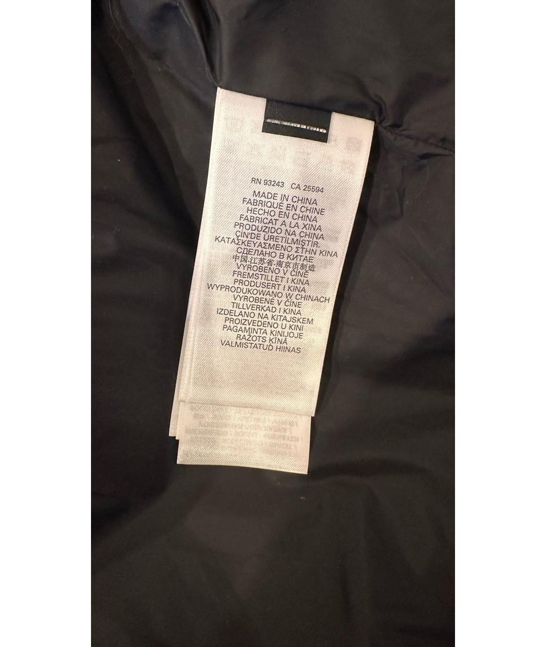 DIESEL Черный полиэстеровый пуховик, фото 5