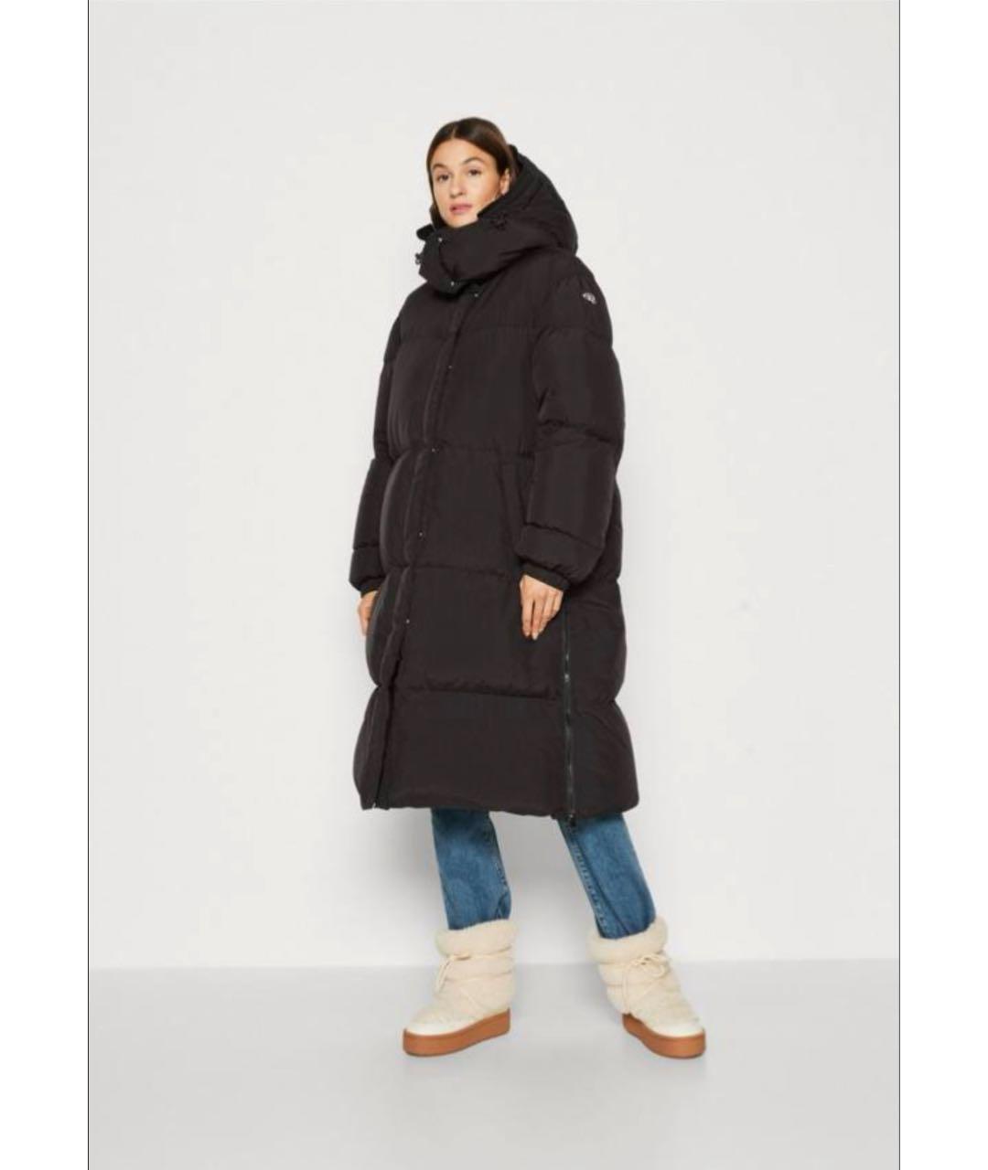 DIESEL Черный полиэстеровый пуховик, фото 2