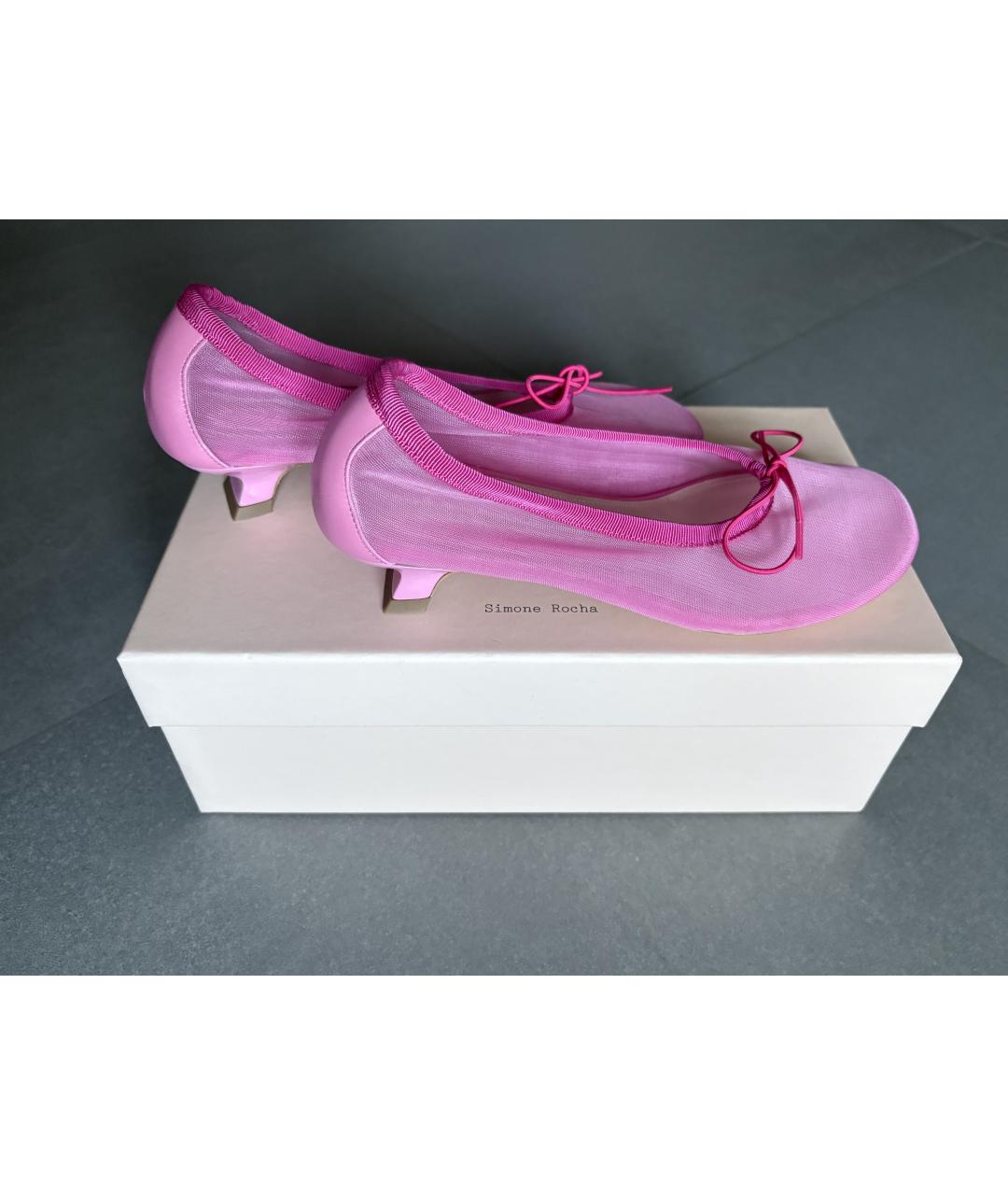 SIMONE ROCHA Розовые туфли, фото 9