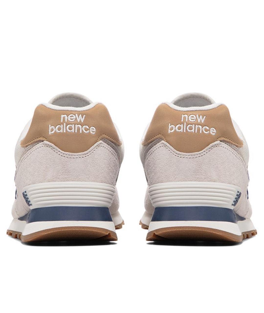 NEW BALANCE Синие замшевые низкие кроссовки / кеды, фото 3