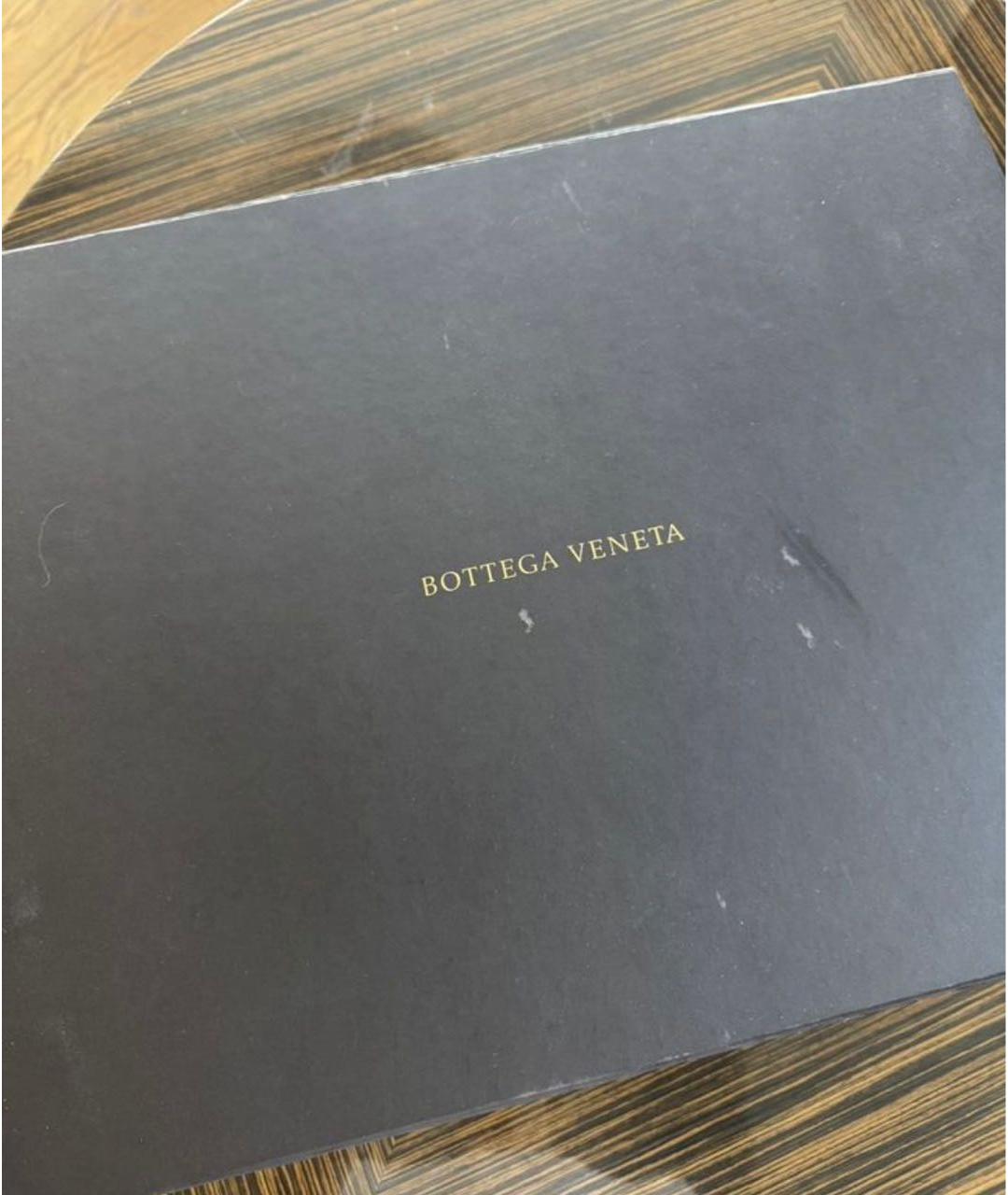 BOTTEGA VENETA Черный кожаный портфель, фото 2