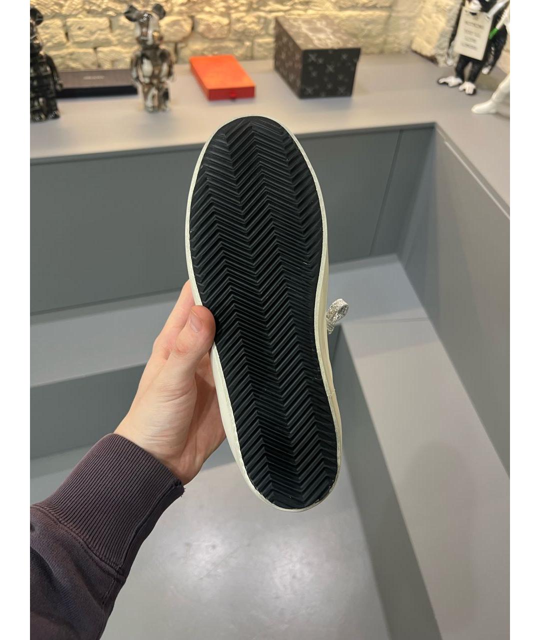 GOLDEN GOOSE DELUXE BRAND Белые кожаные кроссовки, фото 5