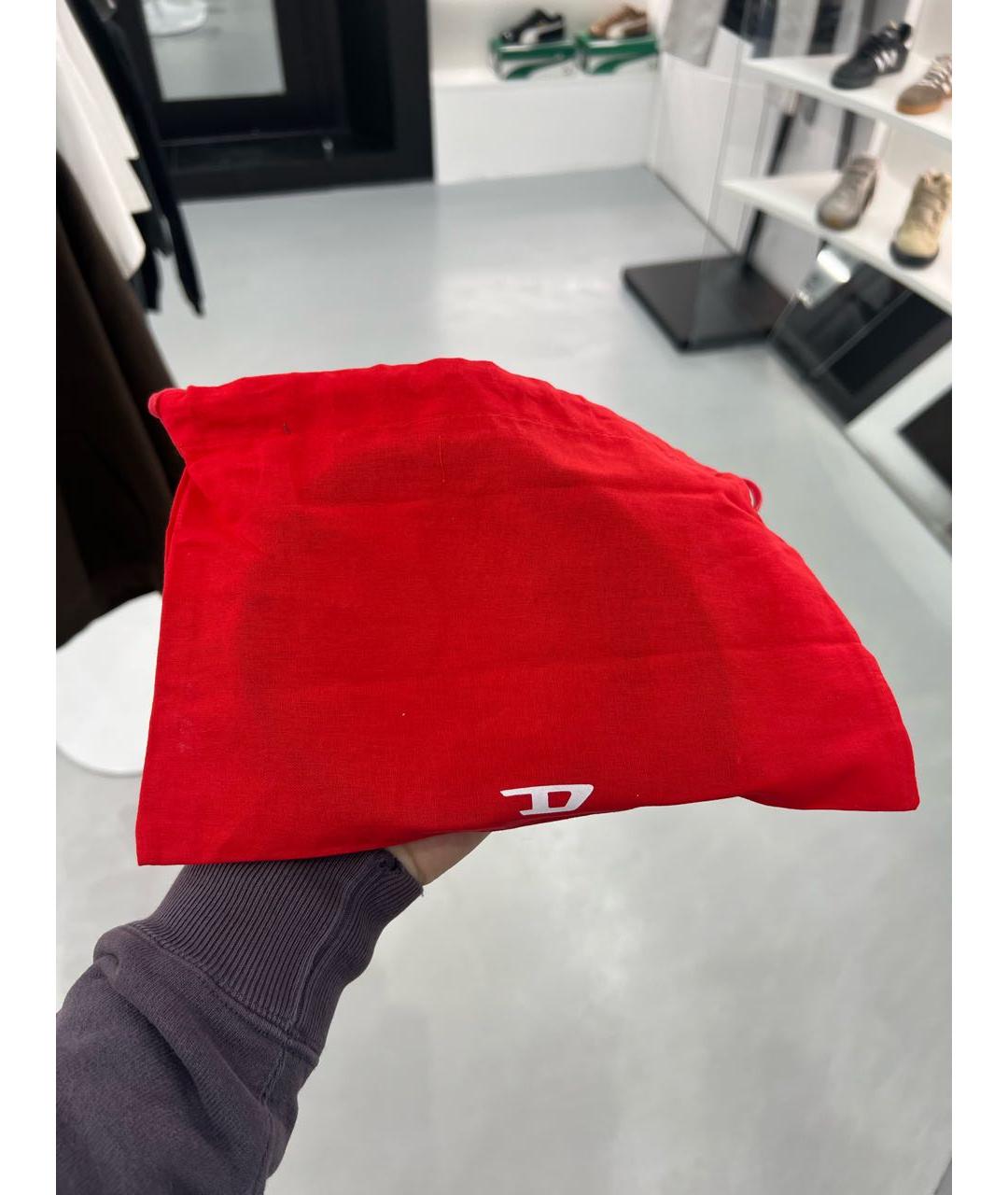 DIESEL Черный кожаный ремень, фото 6