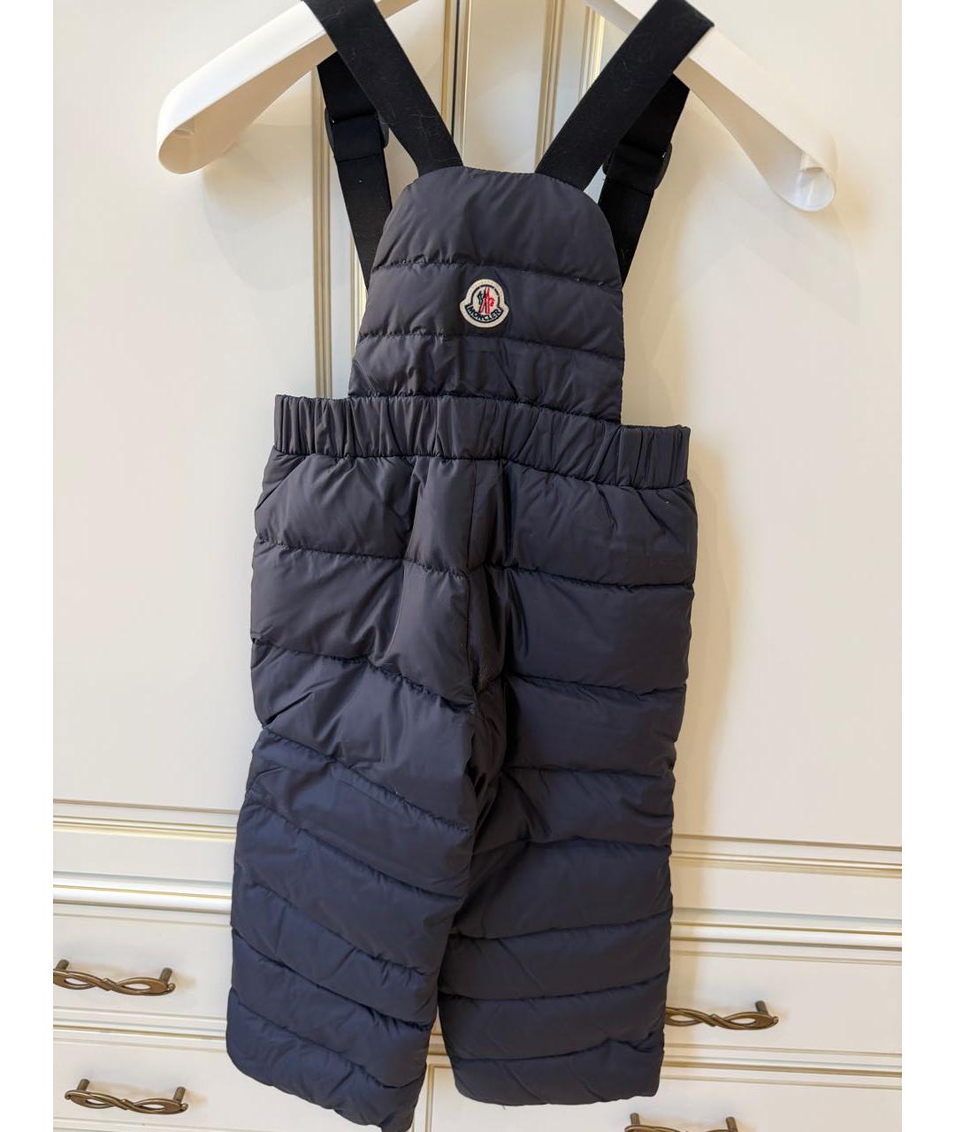 MONCLER Темно-синий комбинезон, фото 3