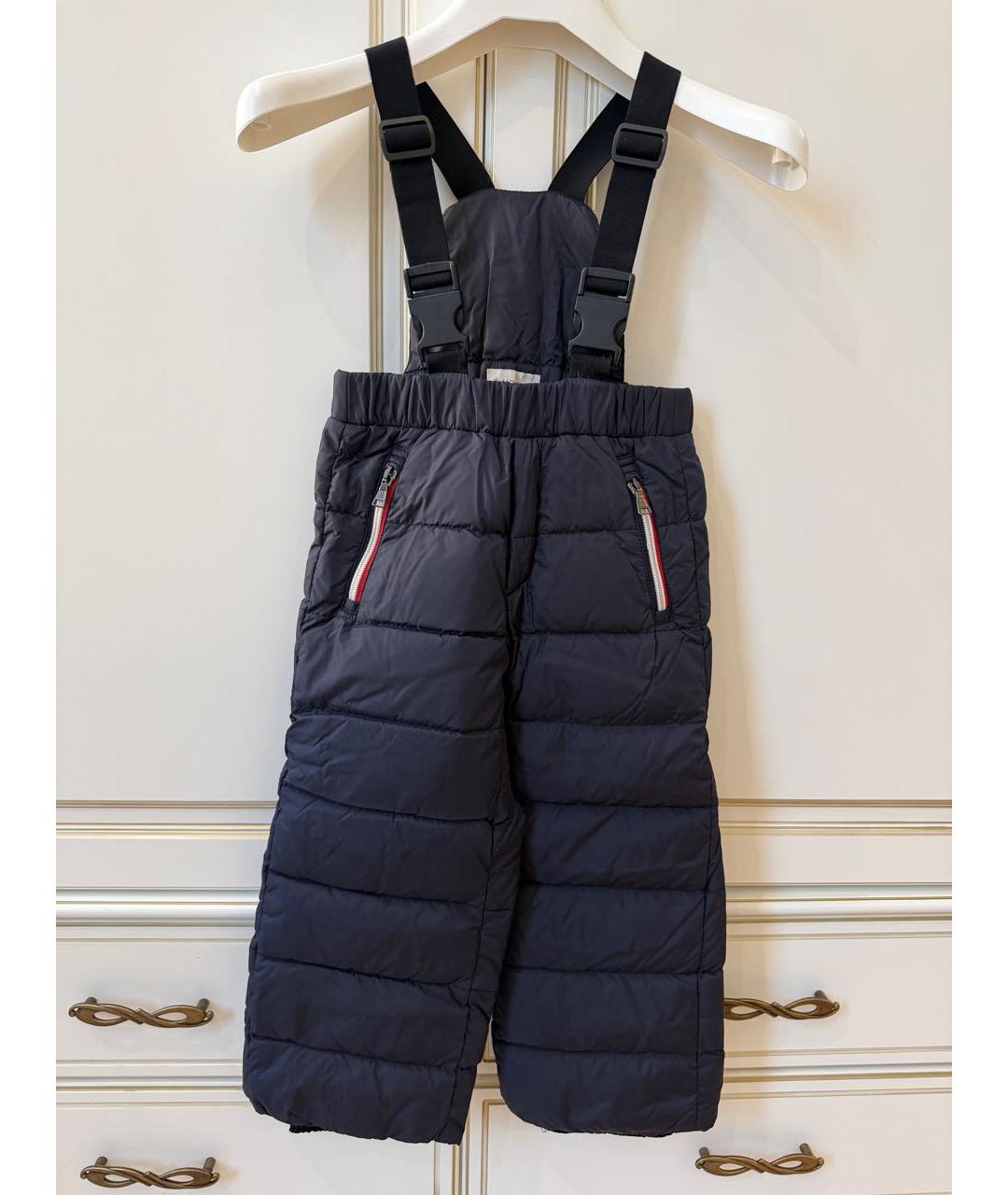 MONCLER Темно-синий комбинезон, фото 2