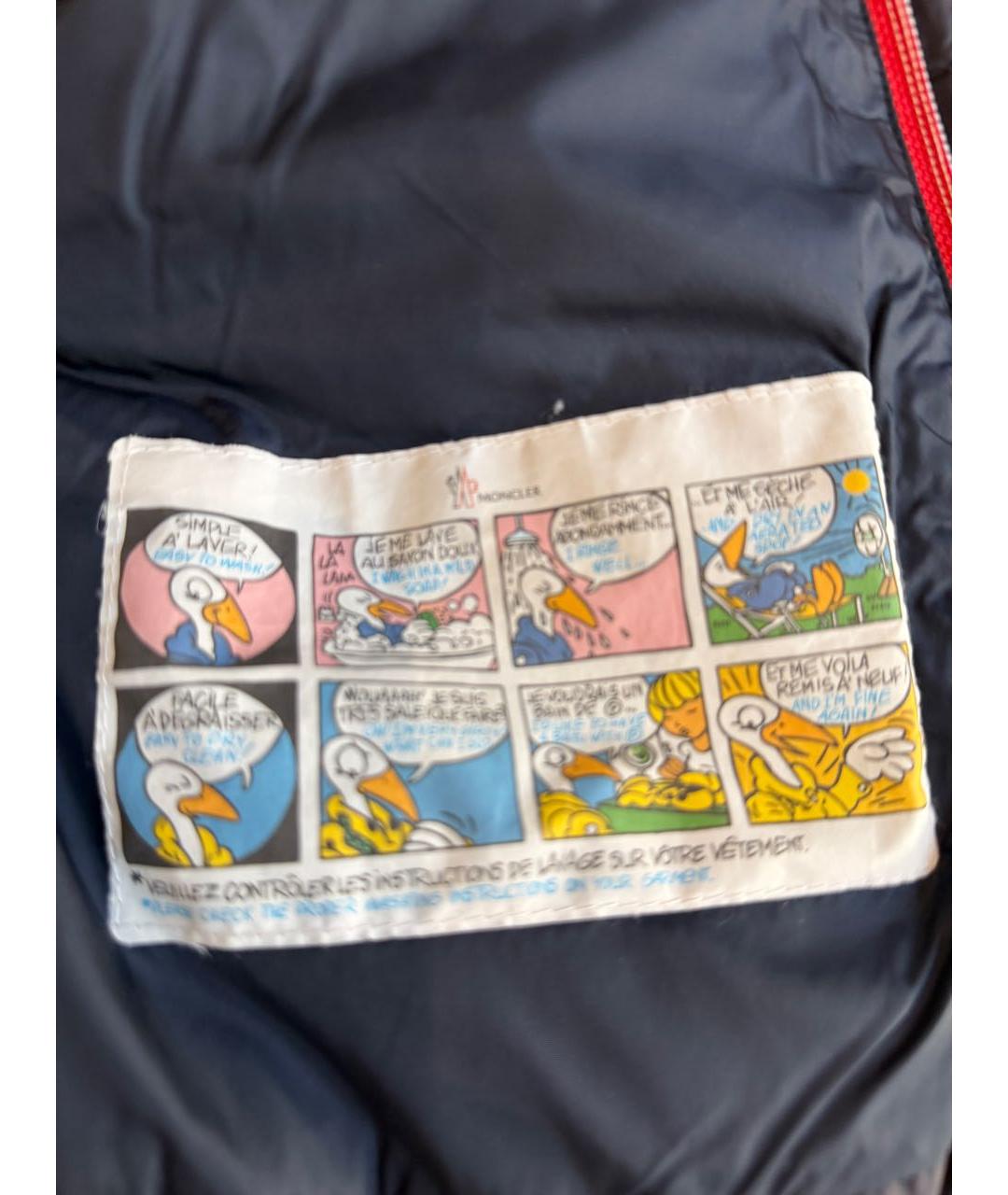 MONCLER Темно-синий комбинезон, фото 7