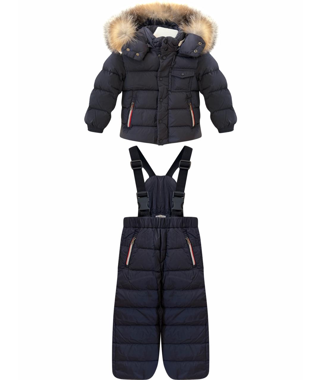 MONCLER Темно-синий комбинезон, фото 1