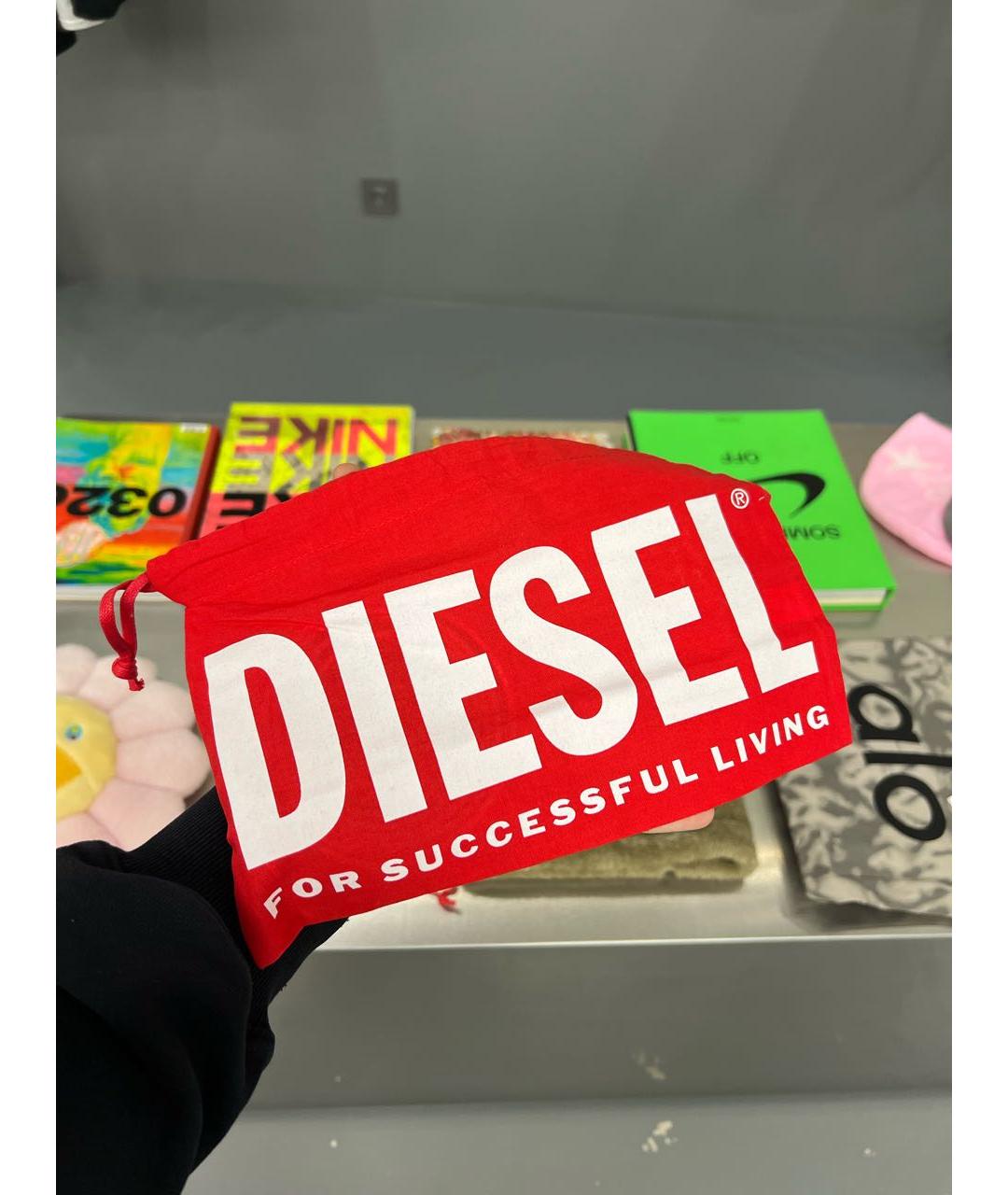 DIESEL Белый кожаный ремень, фото 5