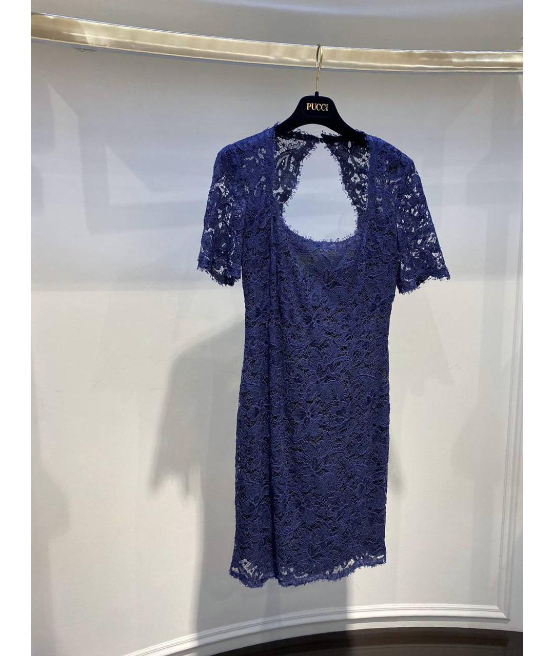 EMILIO PUCCI Синее шелковое вечернее платье, фото 2