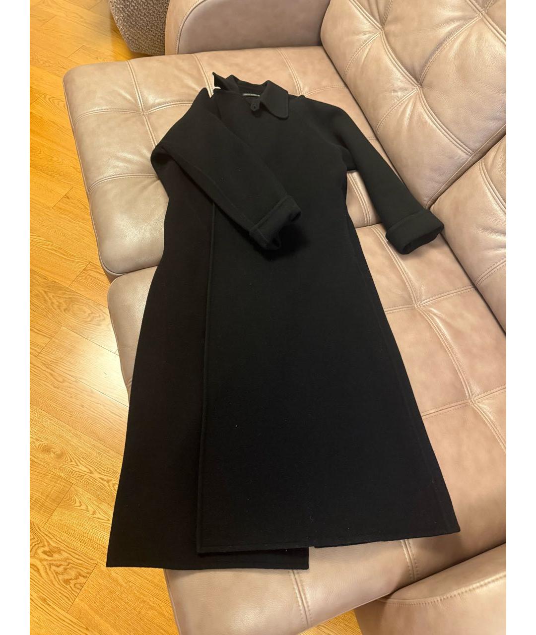 YOHJI YAMAMOTO Черное кашемировое пальто, фото 9