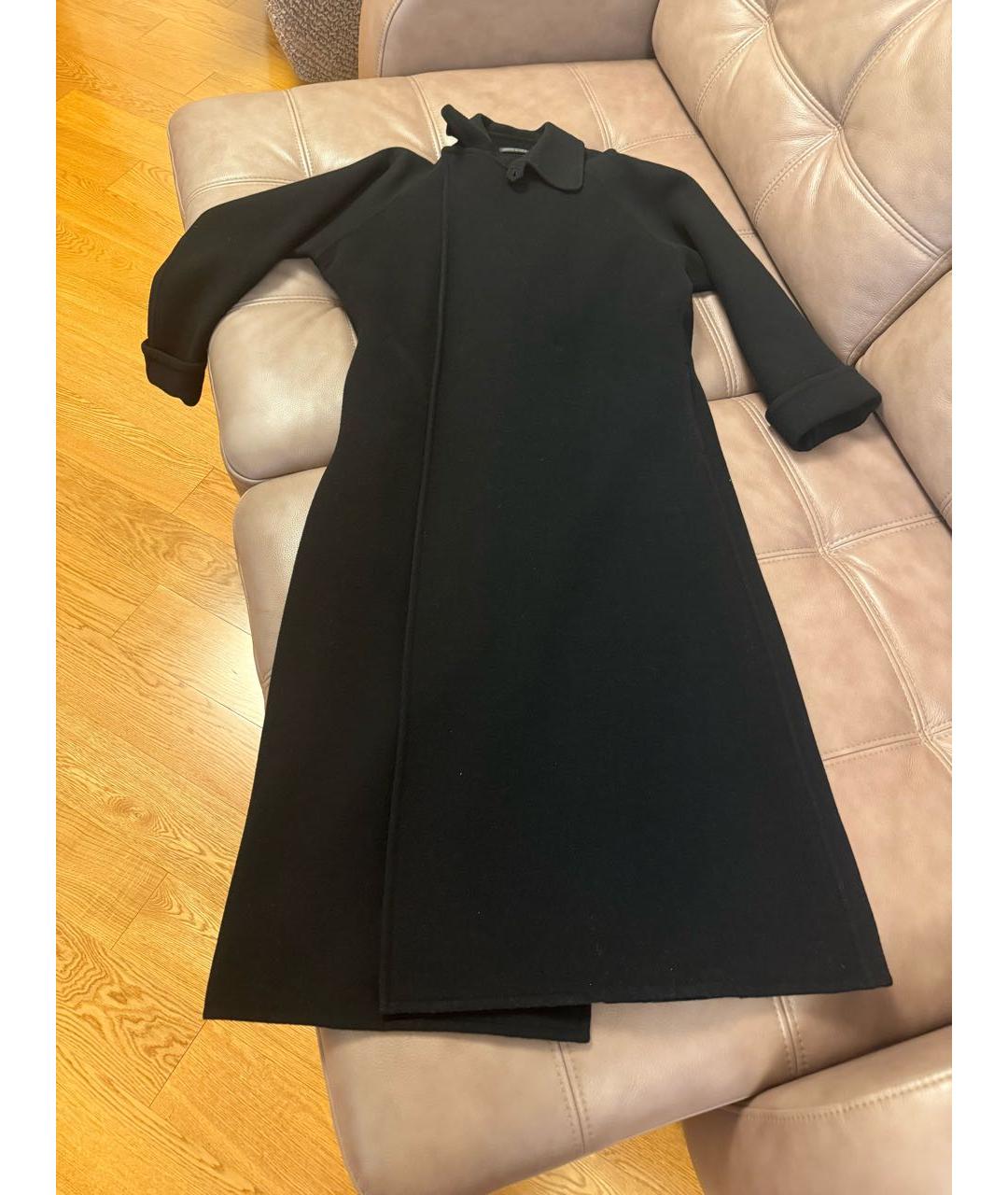 YOHJI YAMAMOTO Черное кашемировое пальто, фото 2