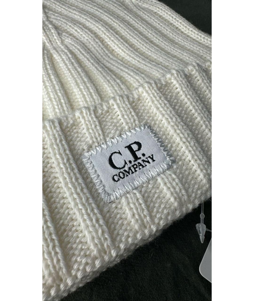 CP COMPANY Белая шерстяная шапка, фото 2