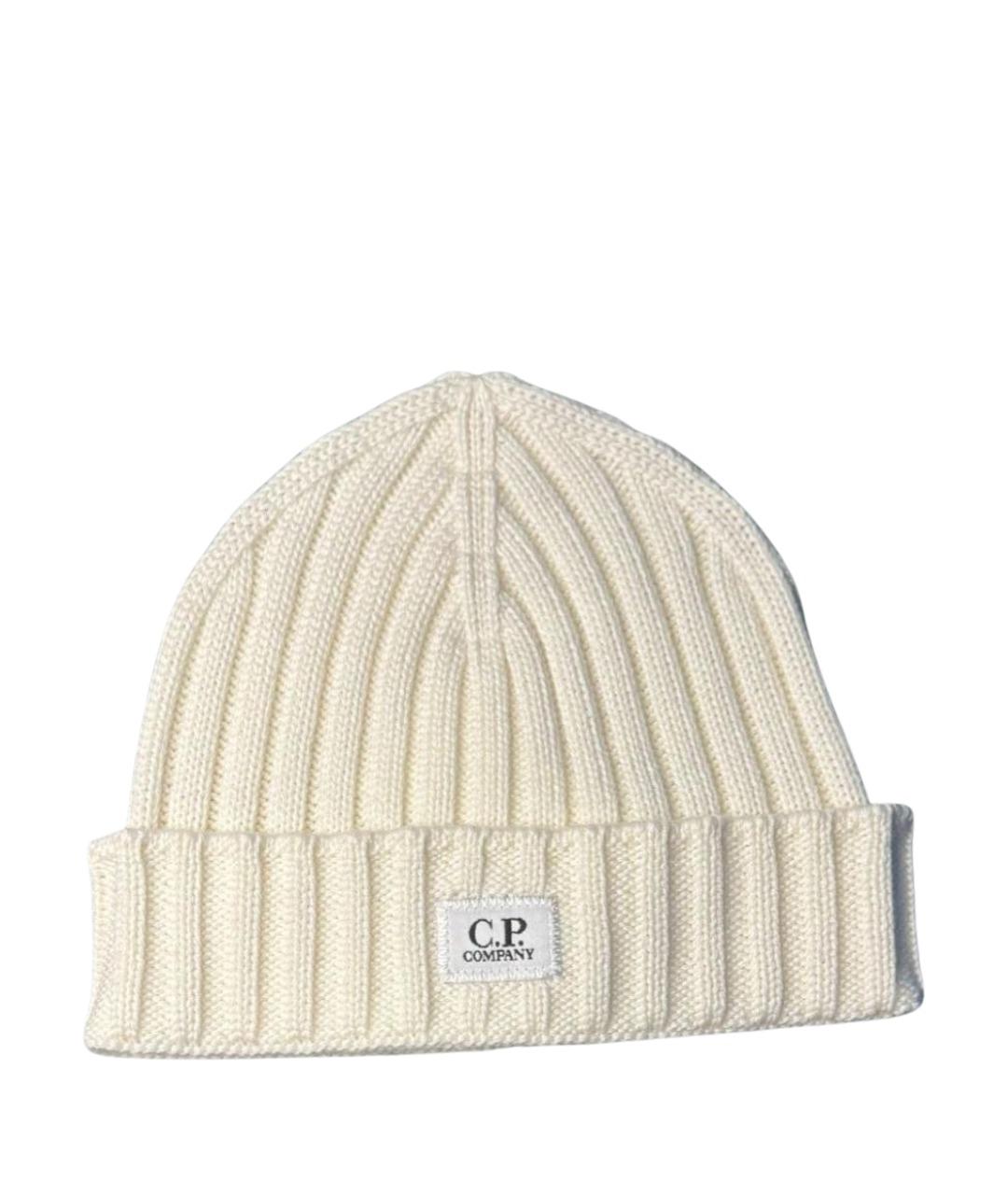 CP COMPANY Белая шерстяная шапка, фото 1