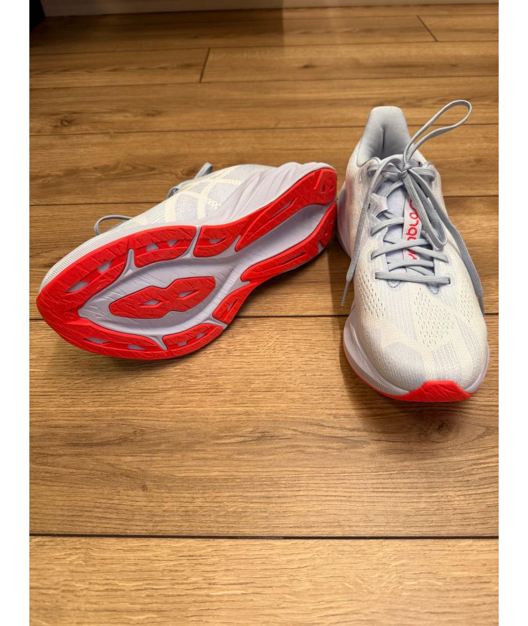 ASICS Голубые текстильные кроссовки, фото 4