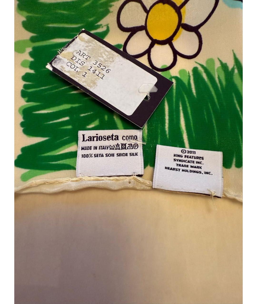 LOVE MOSCHINO Мульти шелковый платок, фото 3