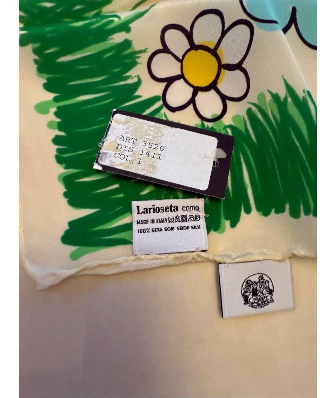 LOVE MOSCHINO Мульти шелковый платок, фото 7