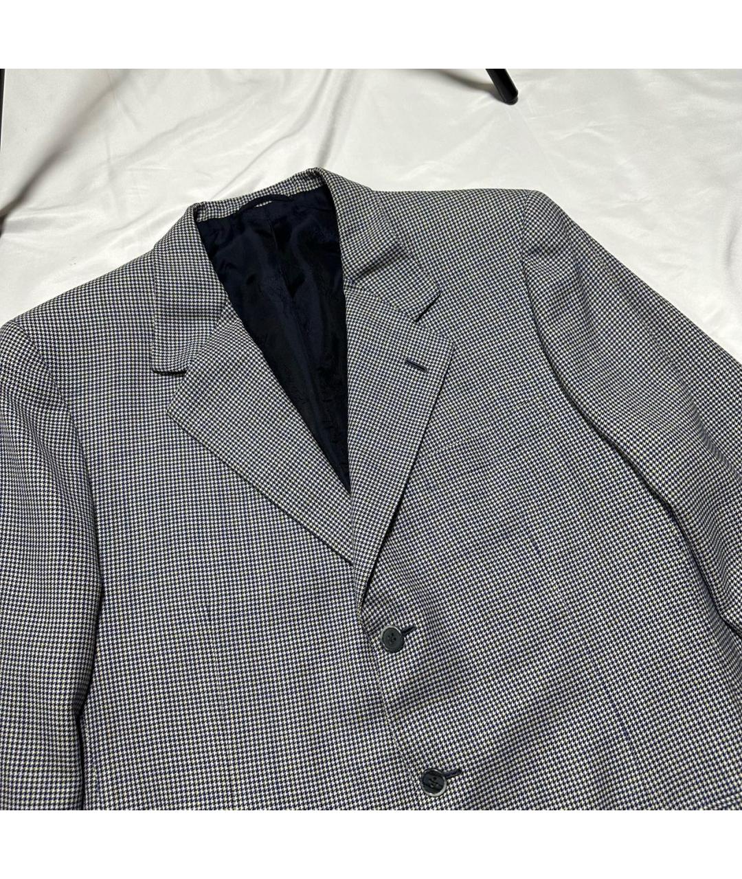 BRIONI Серый шерстяной пиджак, фото 4
