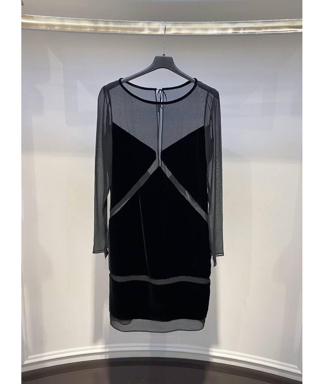 EMILIO PUCCI Черное шелковое вечернее платье, фото 4