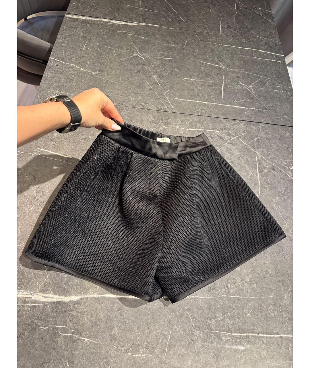 MAJE Черные шорты, фото 6