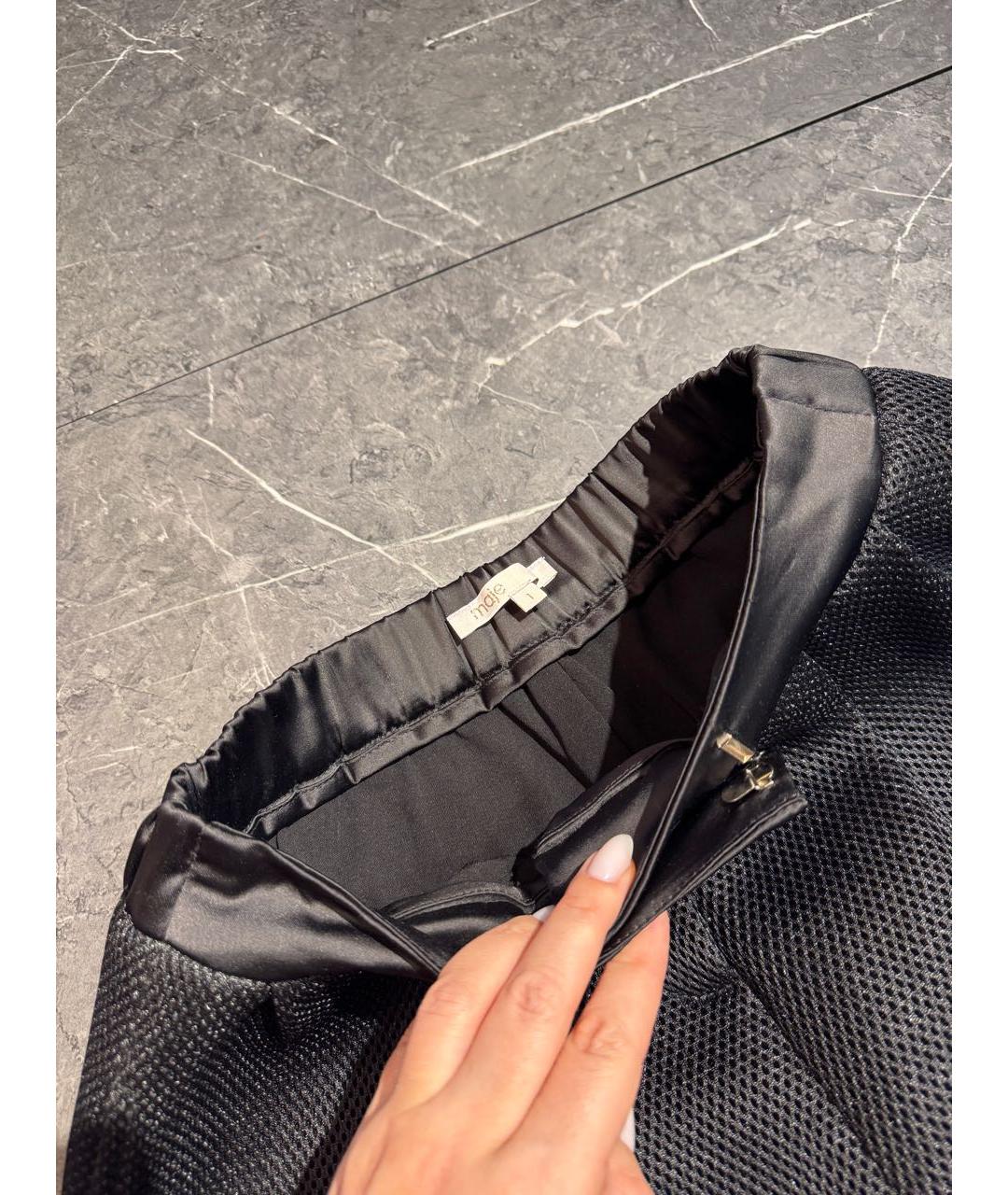 MAJE Черные шорты, фото 3