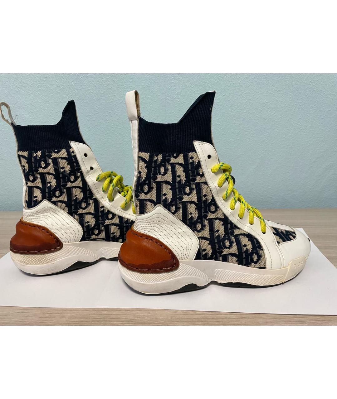 CHRISTIAN DIOR Мульти текстильные кеды, фото 2