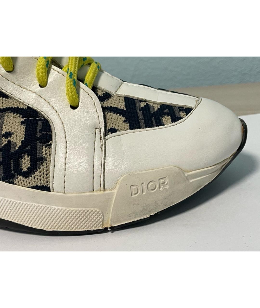 CHRISTIAN DIOR Мульти текстильные кеды, фото 3