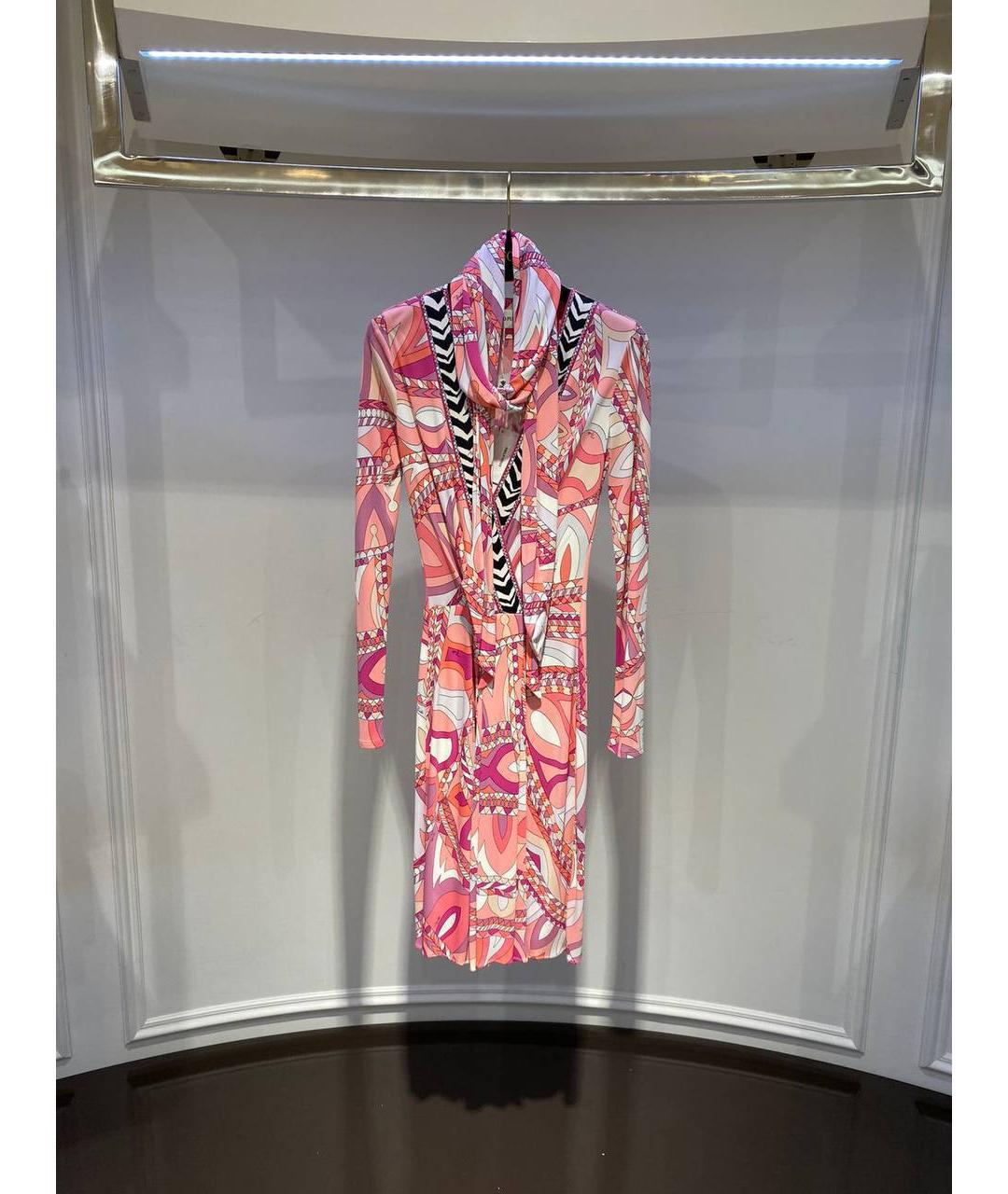 EMILIO PUCCI Мульти вискозное вечернее платье, фото 4