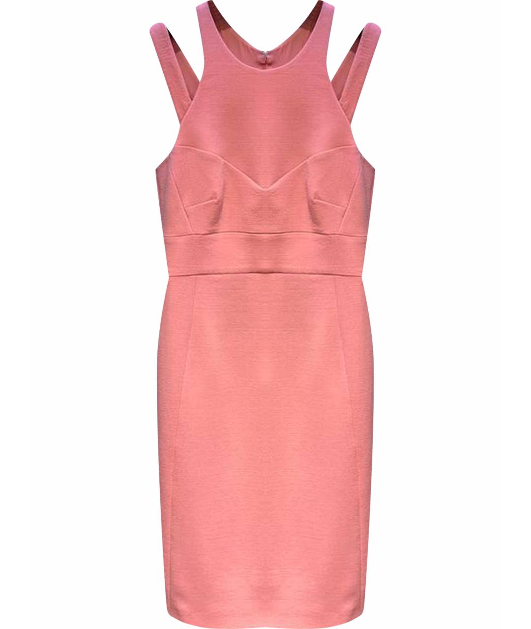 EMILIO PUCCI Розовое шерстяное вечернее платье, фото 1