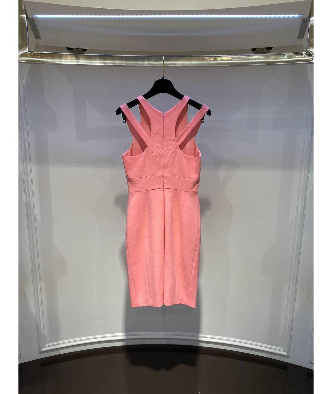 EMILIO PUCCI Розовое шерстяное вечернее платье, фото 3