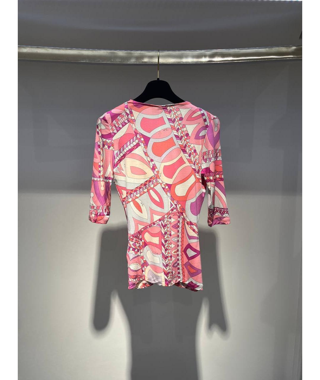 EMILIO PUCCI Мульти хлопковая футболка, фото 3