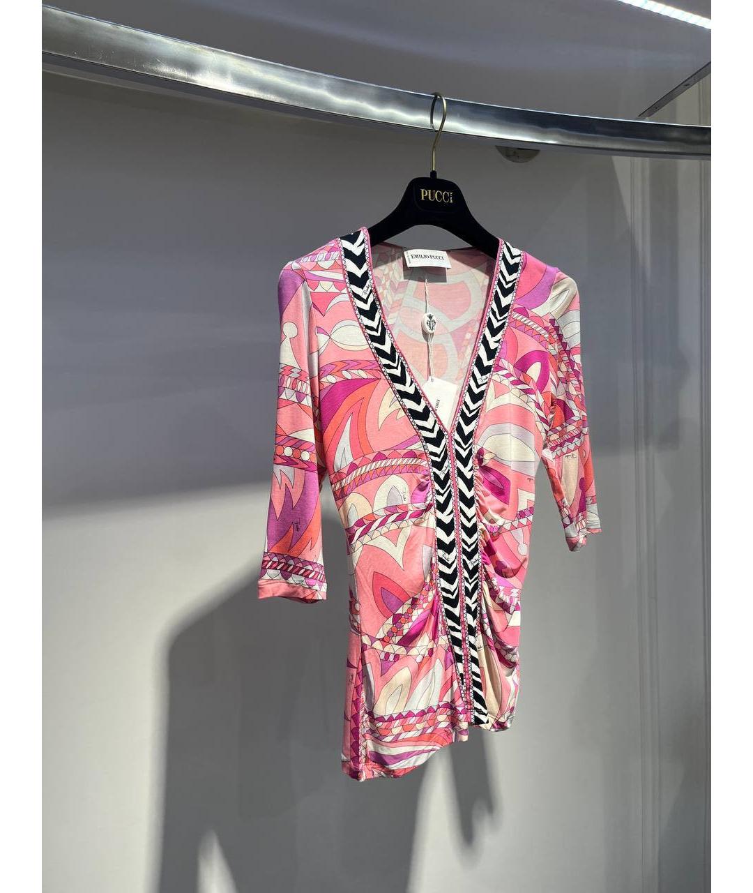 EMILIO PUCCI Мульти хлопковая футболка, фото 2