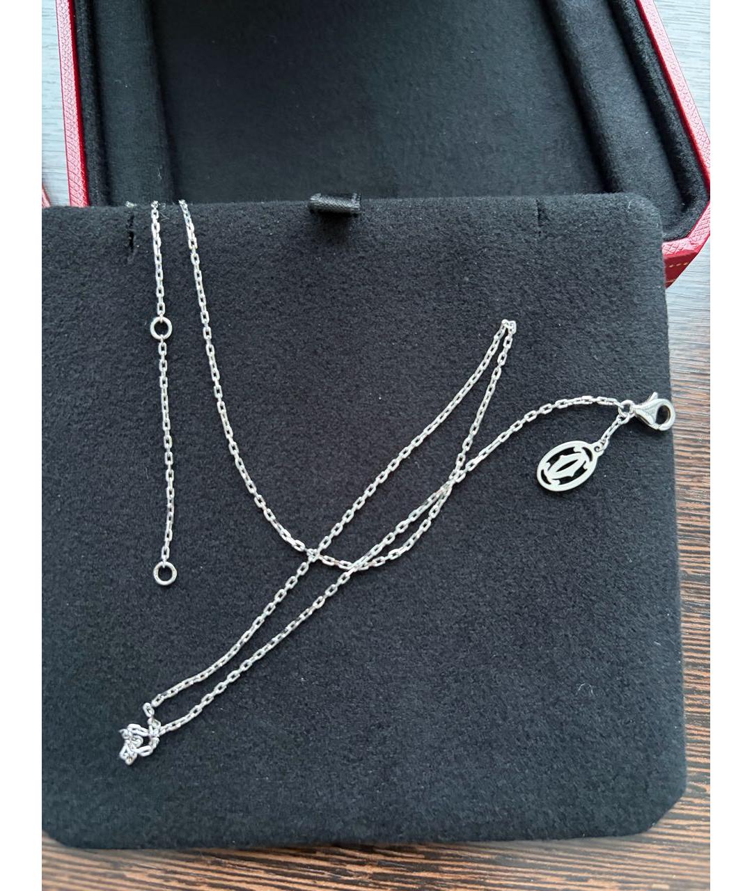 CARTIER Серебряная цепочка из белого золота, фото 3