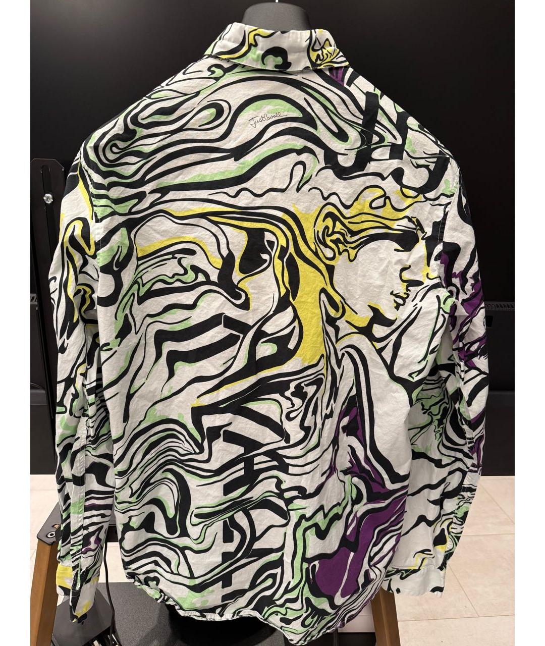 JUST CAVALLI Мульти хлопковая кэжуал рубашка, фото 2