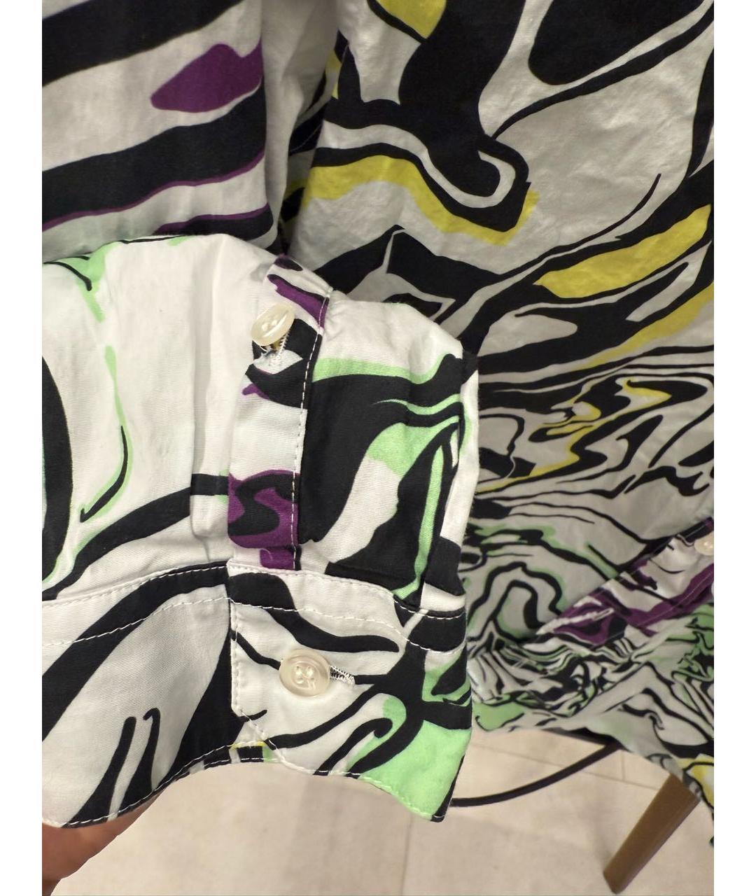 JUST CAVALLI Мульти хлопковая кэжуал рубашка, фото 4