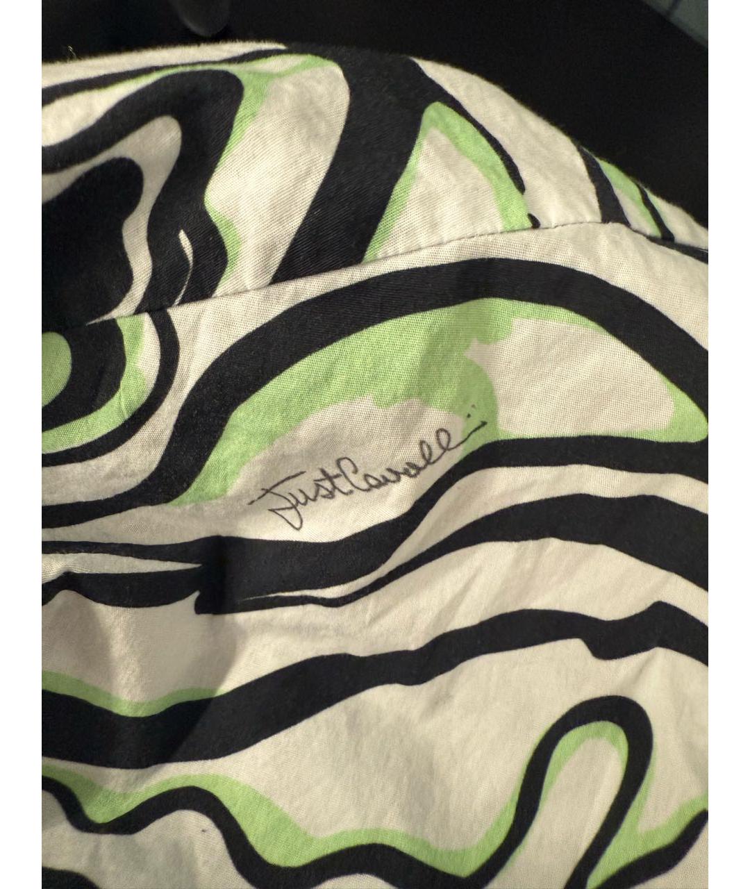 JUST CAVALLI Мульти хлопковая кэжуал рубашка, фото 5